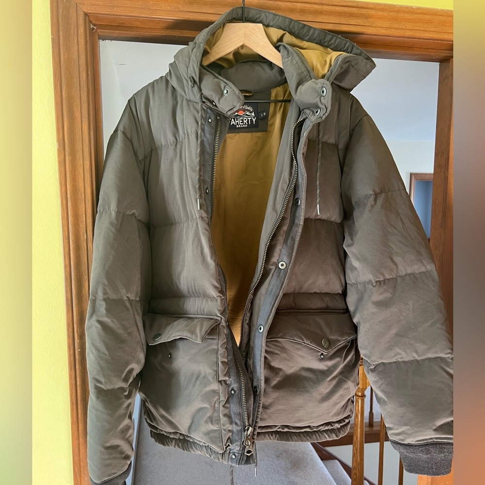 Faherty 750 Power Fill Expedition Parka SZ L 2023